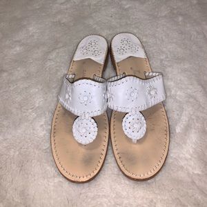 white jack roger sandals
